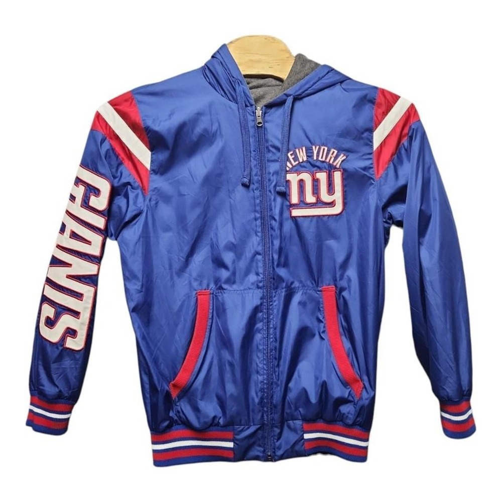 New York Giants NFL zip up Reversible Jacket Hoodie Medium #NFL #Giants - Picture 5 of 5